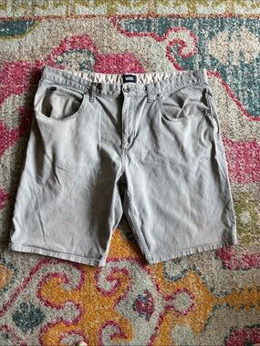 Vans Men’s Light Gray Flat Front Shorts